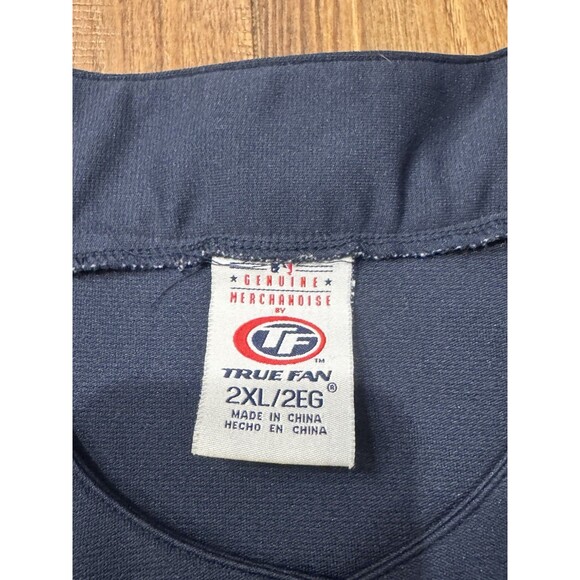 Vintage San Diego Padres Jersey Mens XXL Blue Gold MLB Baseball True Fan Shirt - Picture 6 of 6